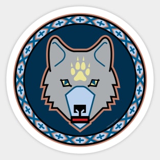 Winter Wolf Sticker